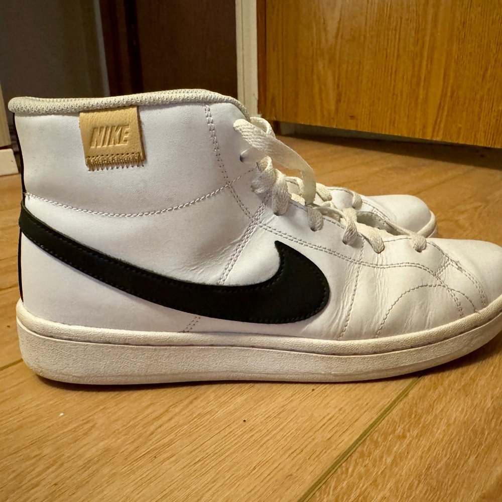 Nike White and Black High Tops